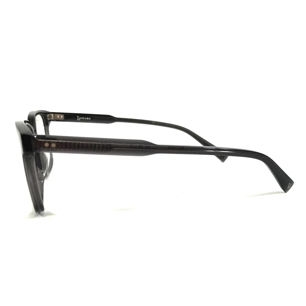 Lazzaro Eyeglasses Frames DAVIDE DARK GREY Rectangle Full Rim 53-17-145